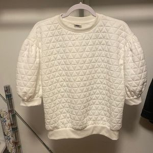 White short sleeve blouse